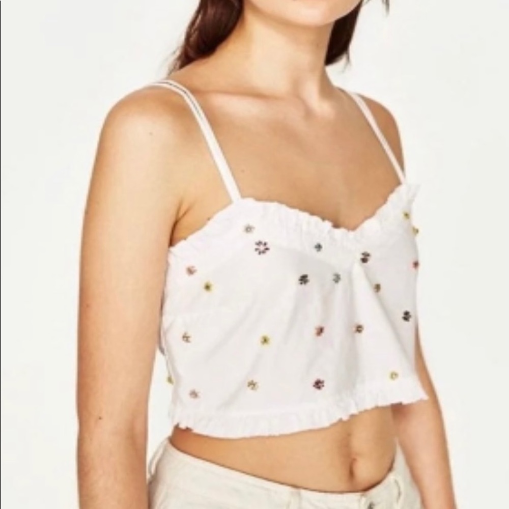 Zara Trafaluc collection XS crop top